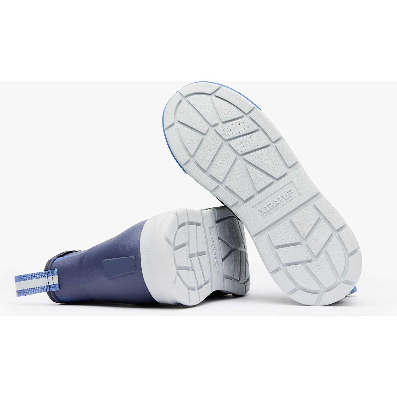 Xtratuf Men's Ankle 6" Soft Toe Waterproof Slip Resistant Sport Deck Boot -Blue- XADSM202 - Overlook Boots