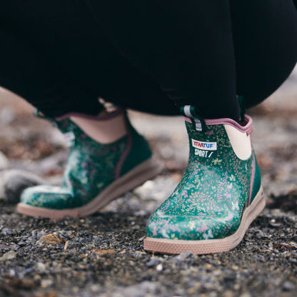 Xtratuf Women's Ankle 6" Waterproof Slip Resistant Sport Deck Boot -Green- XADSW300 - Overlook Boots