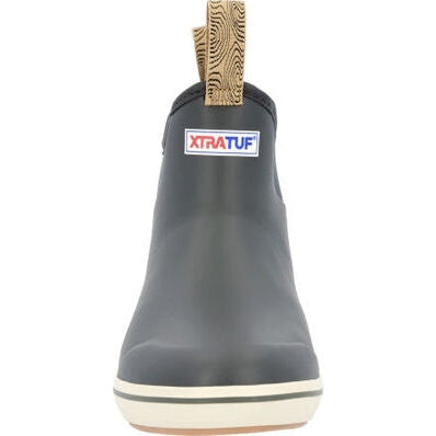Xtratuf Men's Trolling Pack 6" Waterproof Slip Resistant Ankle Deck Boot -Grey- XMAB1TP - Overlook Boots