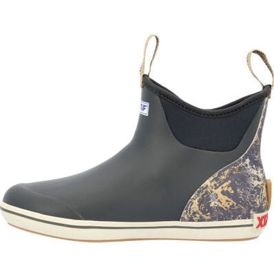 Xtratuf Men's Trolling Pack 6" Waterproof Slip Resistant Ankle Deck Boot -Grey- XMAB1TP - Overlook Boots