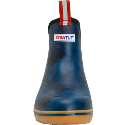 Xtratuf Men's Ankle Waterproof Slip Resistant Deck Boot -Blue- XMAB2RW  - Overlook Boots