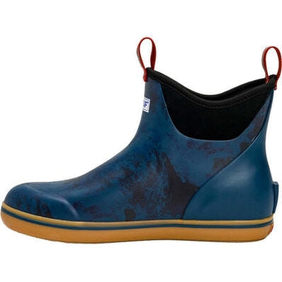 Xtratuf Men's Ankle Waterproof Slip Resistant Deck Boot -Blue- XMAB2RW  - Overlook Boots