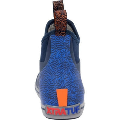 Xtratuf Men's Trolling Pack 6" Waterproof Slip Resistant Ankle Deck Boot -Blue- XMAB2TP - Overlook Boots