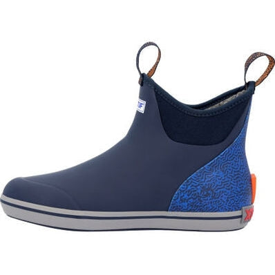 Xtratuf Men's Trolling Pack 6" Waterproof Slip Resistant Ankle Deck Boot -Blue- XMAB2TP - Overlook Boots
