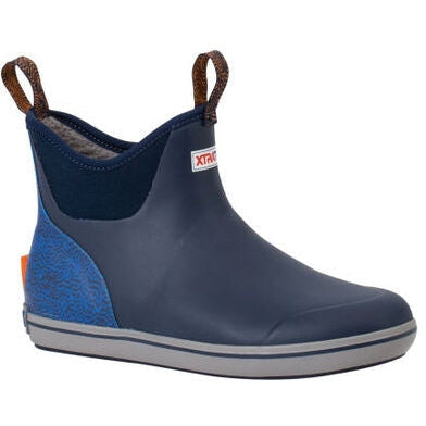 Xtratuf Men's Trolling Pack 6" Waterproof Slip Resistant Ankle Deck Boot -Blue- XMAB2TP - Overlook Boots