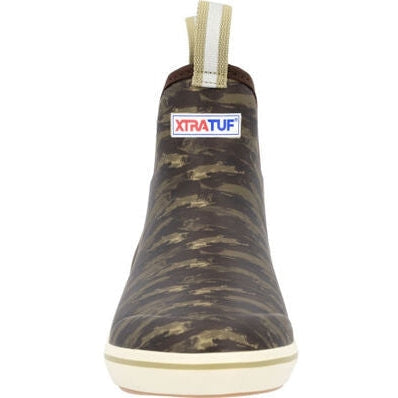 Xtratuf Men's Ankle 6" Waterproof Slip Resistant Deck Boot - Camo - XMAB9CH  - Overlook Boots