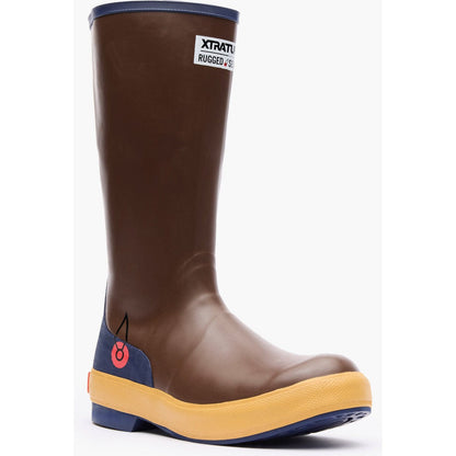 Xtratuf Men's Legacy 15" Waterproof Slip Resistant Rubber Work Boot -Brown- XML900 7 / Medium / Brown - Overlook Boots