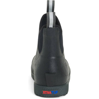 Xtratuf Men's Wheelhouse 6" Ankle Deck Waterproof Boot - Black - XMW-000 - Overlook Boots