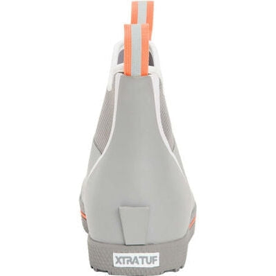 Xtratuf Men's Wheelhouse 6" Waterproof Slip Resistant Ankle Deck Boot -Grey- XMW101 - Overlook Boots