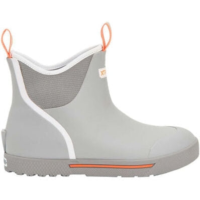 Xtratuf Men's Wheelhouse 6" Waterproof Slip Resistant Ankle Deck Boot -Grey- XMW101 7 / Grey - Overlook Boots