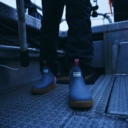 Xtratuf Men's Wheelhouse 6" Soft Toe Waterproof Ankle Deck Work Boot -Grey- XMW102 - Overlook Boots