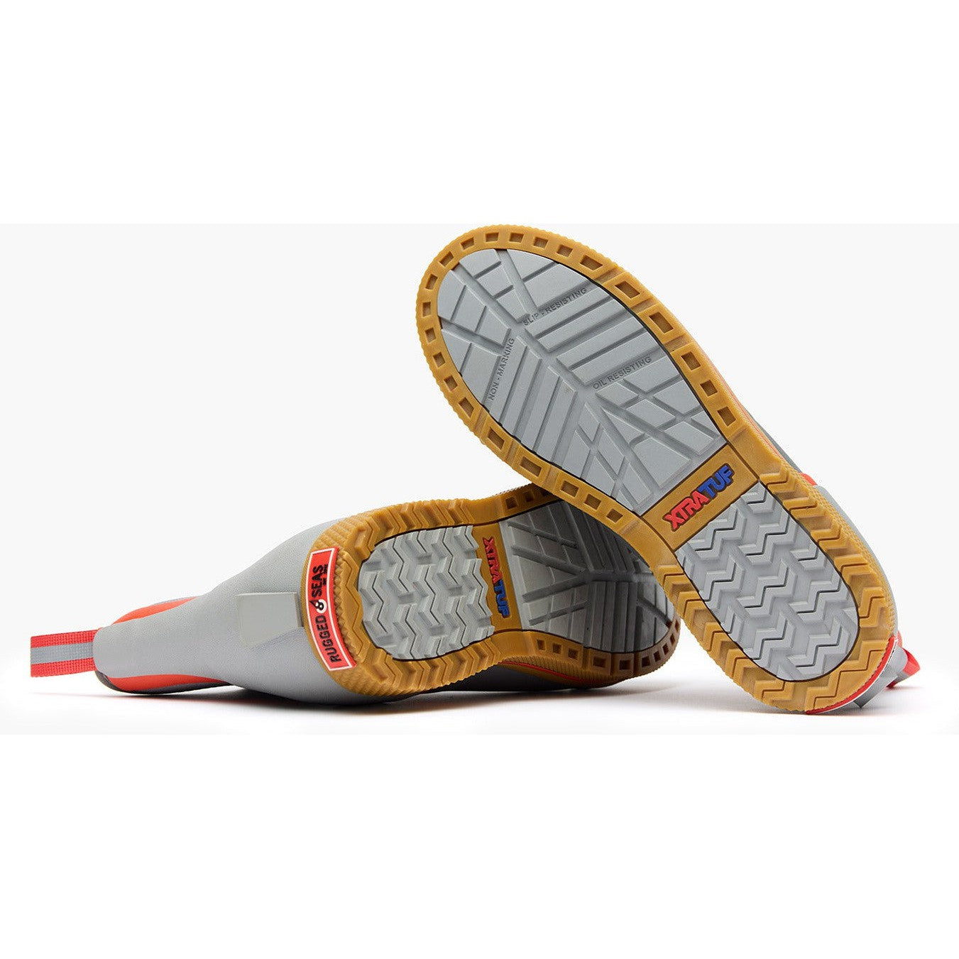 Xtratuf Men's Wheelhouse 6" Soft Toe Waterproof Ankle Deck Work Boot -Grey- XMW102 - Overlook Boots