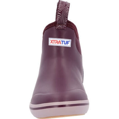 Xtratuf Women's Trolling Pack 6" Waterproof Ankle Deck Boot -Purple- XWAB5TP - Overlook Boots