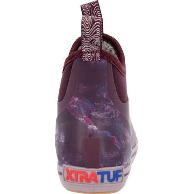 Xtratuf Women's Trolling Pack 6" Waterproof Ankle Deck Boot -Purple- XWAB5TP - Overlook Boots