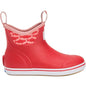 Xtratuf Women's Salmon Sisters 6" Waterproof Ankle Deck Boot -Red- XWAB6KS 5 / Red - Overlook Boots