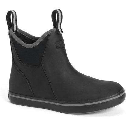 Xtratuf Women's Leather 6" Ankle Deck Waterproof Work Boot - Black - XWAL-000 5 / Black - Overlook Boots