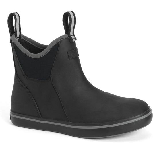 Xtratuf Women's Leather 6" Ankle Deck Waterproof Work Boot - Black - XWAL-000 5 / Black - Overlook Boots