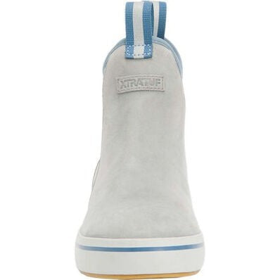 Xtratuf Women's Leather 6" Waterproof Ankle Deck Work Boot -Grey- XWAL1BG - Overlook Boots