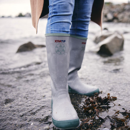 Xtratuf Women's Legacy 15" Waterproof Slip Resistant Work Boot -Grey- XWL1OP - Overlook Boots