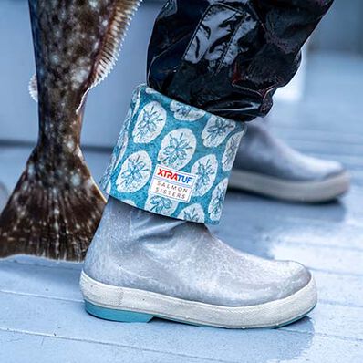 Xtratuf Women's Salmon Sisters 15" Waterproof Legacy Work Boot -Grey- XWL1SD - Overlook Boots