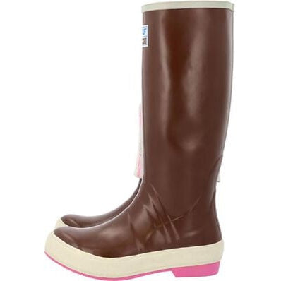 Xtratuf Women's 15" Waterproof Slip Resistant Legacy Work Boot -Pink- XWL4FW - Overlook Boots
