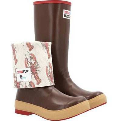 Xtratuf Women's Fishe Wear 15" Waterproof Legacy Work Boot -Brown- XWL9LOB - Overlook Boots