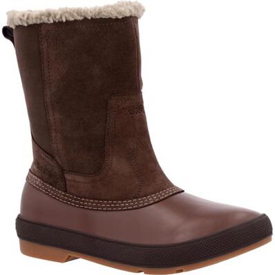 Xtratuf Women's Legacy Lte Waterproof Slip Resistant Pull On Work Boot -Brown- XWLP900 - Overlook Boots