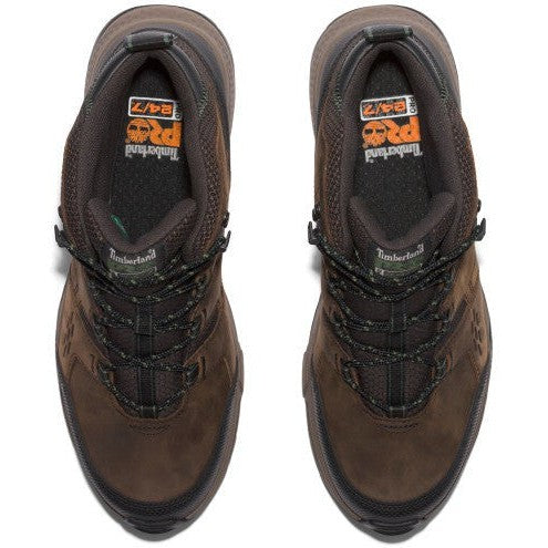 Timberland Pro Men's Switchback Lightweight Soft Toe Waterproof Work Boot- Brown- TB1A5U7K214 - Overlook Boots