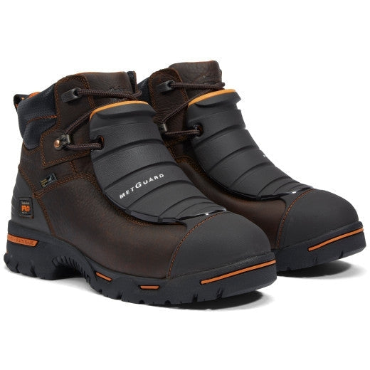 Timberland PRO Men's Endurance 6" Metguard Steel Toe Work Boot - TB1A172T214 7 / Medium / Brown Full Grain - Overlook Boots
