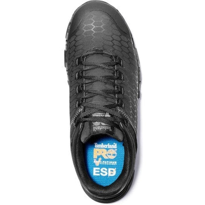 Timberland Pro Men's Powertrain Sport Alloy Toe Sneaker Work Shoe -Black- TB0A1Q3F001 - Overlook Boots
