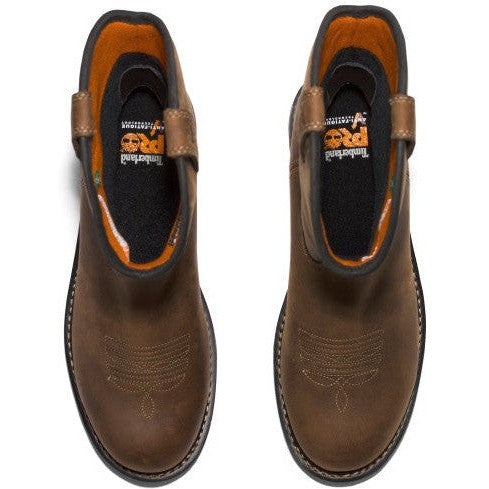 Timberland Pro Men's True Grit Pull On Composite Toe Waterproof Work Boot- TB1A5WZB214 - Overlook Boots