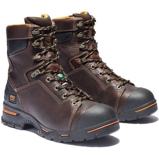 Timberland PRO Men's Endurance 8" Steel Toe Work Boot Brown TB152561214 7 / Medium / Brown - Overlook Boots