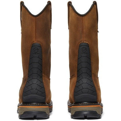 Timberland Pro Men's True Grit Pull On Composite Toe Waterproof Work Boot- Brown- TB1A24BH214 - Overlook Boots