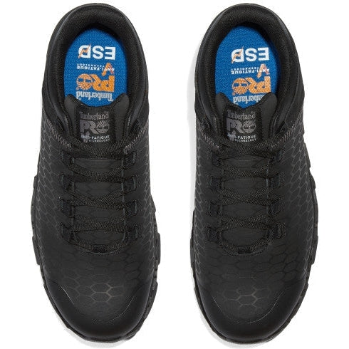 Timberland Pro Men's Powertrain Sport Alloy Toe Sneaker Work Shoe -Black- TB0A1Q3F001 - Overlook Boots
