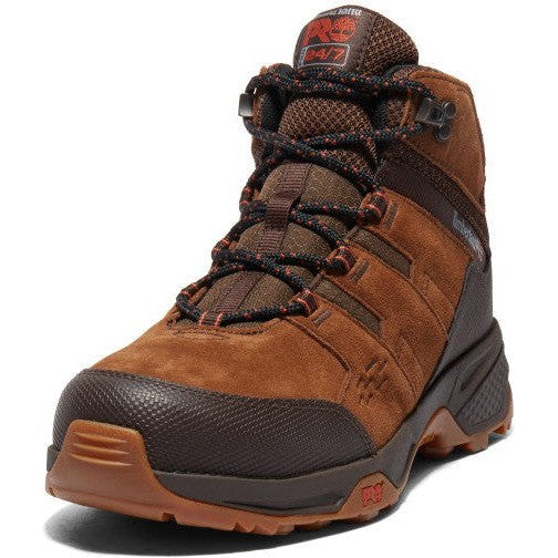 Timberland Pro Men's Switchback Lightweight Steel Toe Work Boot- Brown- TB1A2MTA214 - Overlook Boots