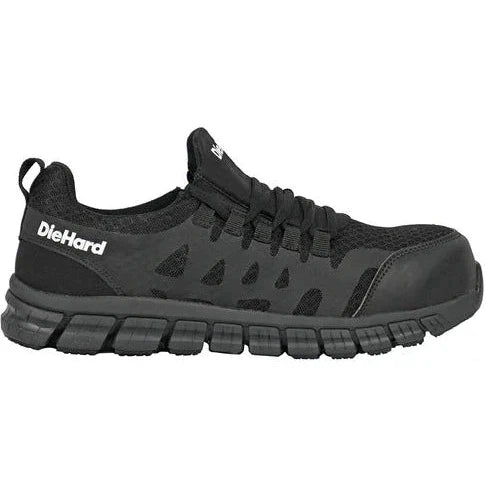 DieHard Men's Bonneville Composite Toe Slip Resistant Shoe - Black DH20122 - Overlook Boots
