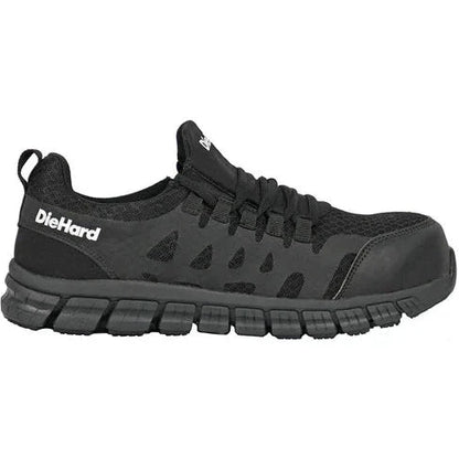 DieHard Men's Bonneville Composite Toe Slip Resistant Shoe - Black DH20122 - Overlook Boots