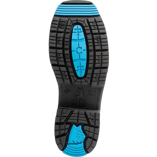 Steel Blue Men's Blue Heeler Steel Toe Waterproof Western Work Boot - Brown - 813945 - Overlook Boots