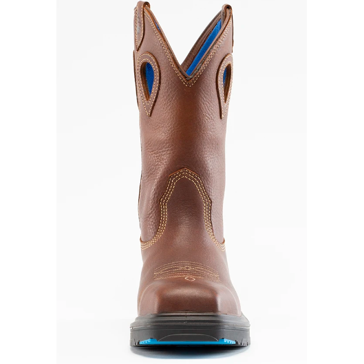 Steel Blue Men's Blue Heeler Steel Toe Waterproof Western Work Boot - Brown - 813945 - Overlook Boots