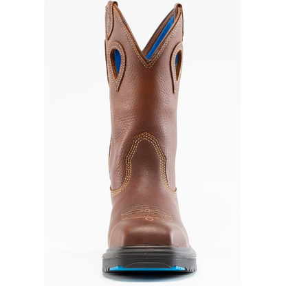 Steel Blue Men's Blue Heeler Steel Toe Waterproof Western Work Boot - Brown - 813945 - Overlook Boots