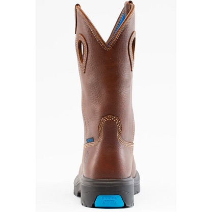 Steel Blue Men's Blue Heeler Steel Toe Waterproof Western Work Boot - Brown - 813945 - Overlook Boots