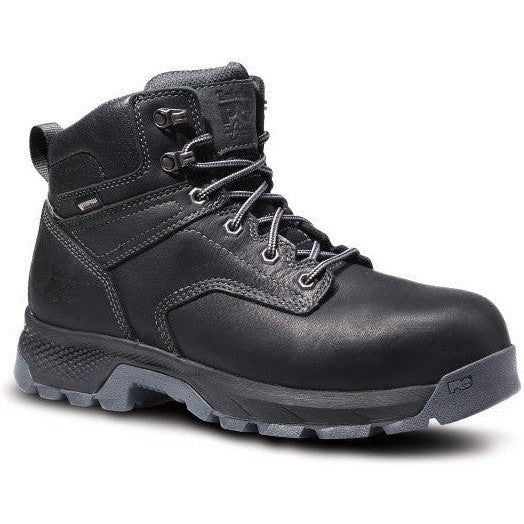 Timberland Pro Men's Titan Evolution 6" Composite Toe Waterproof Work Boot- Black- TB1A42GN001 - Overlook Boots