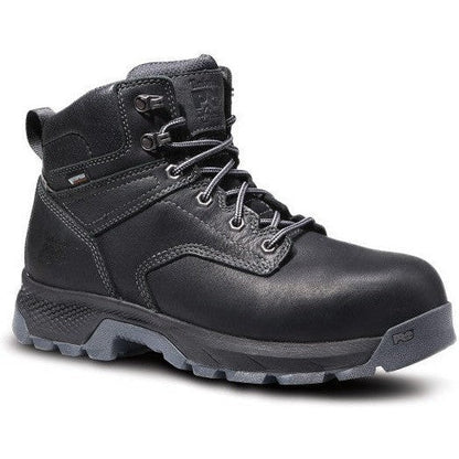 Timberland Pro Men's Titan Evolution 6" Composite Toe Waterproof Work Boot- Black- TB1A42GN001 - Overlook Boots