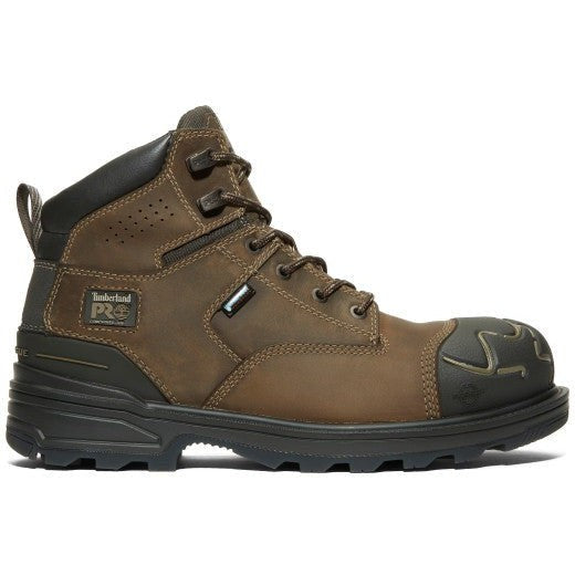 Timberland Pro Men's Magnitude 6" Composite Toe Waterproof Work Boot- Coffee- TB1A5QFJ214 7 / Medium / Brown - Overlook Boots