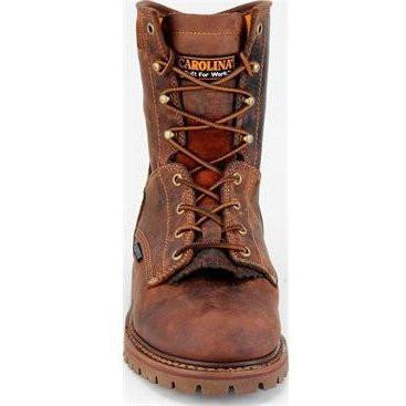 Carolina Men's 28 Series 8” Waterproof Composite Toe Work Boot - Kharthoum Cigar - CA8528 - Overlook Boots