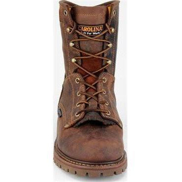 Carolina Men's 28 Series 8" Waterproof Grizzly Work Boot - Brown - CA8028 - Overlook Boots