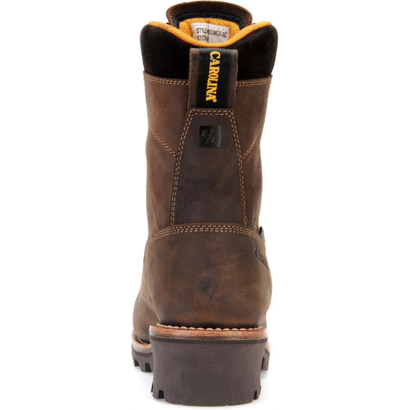 Carolina Men's Birch 8" Composite Toe Waterproof Logger Work Boot - Brown - CA7522 - Overlook Boots