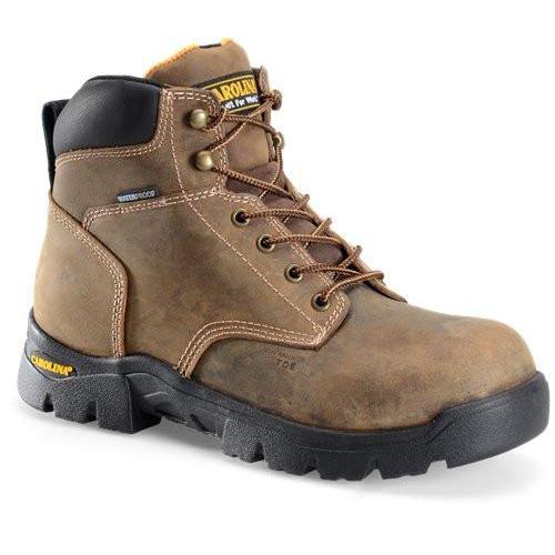 Carolina Men's Circuit 6" Composite Toe Waterproof Hiker Work Boot - Brown - CA3536 8 / Medium / Brown - Overlook Boots
