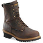 Carolina Men's Elm 8" Waterproof Logger Work Boot - Brown - CA8821 5 / Medium / Brown - Overlook Boots