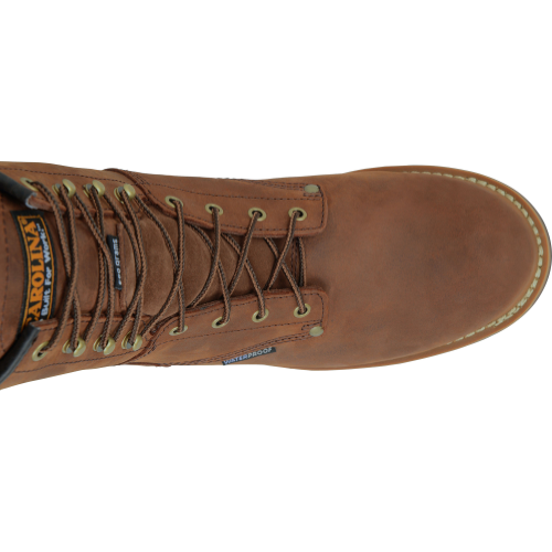 Carolina Men's Elm 8" Waterproof Insulated Logger Work Boot - Brown- CA4821 - Overlook Boots